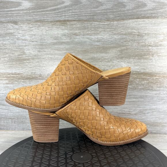 Madewell Women's The Harper Woven Leather Mules Size 9.5 - Picture 7 of 9